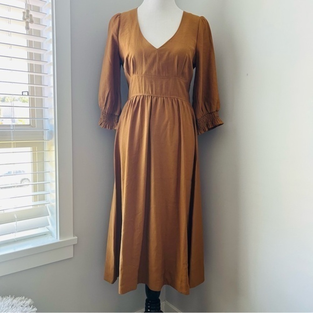 Gilli Prairie Dress with Bishop Sleeves